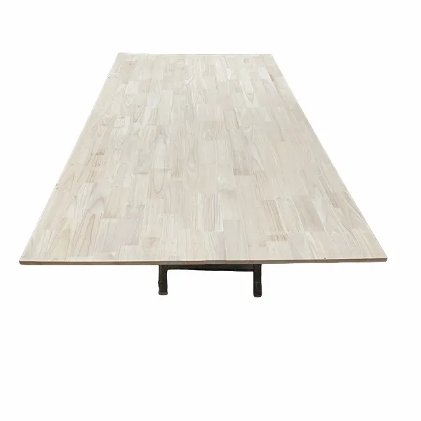 Gumijasta lesena plošča v barvi surovega lesa